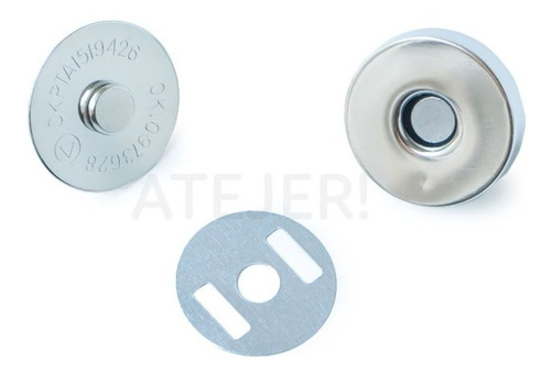 Imagen 2 de 6 de Broches Imán De 18mm Marca Cbx Por 20 Unidades