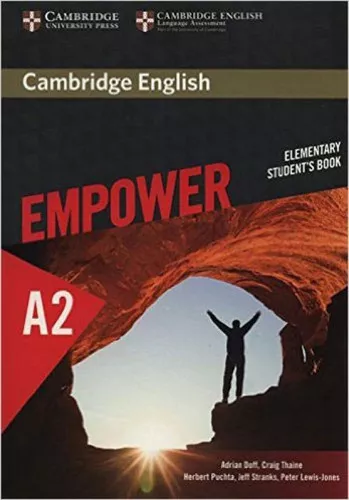 Cambridge English Empower - Elementary A2 - Student's Book, De Puchta,  Herbert. Editora Cambridge University Press Do Brasil, Capa Mole, Edição 1ª  Edição - 2015 Em Inglês