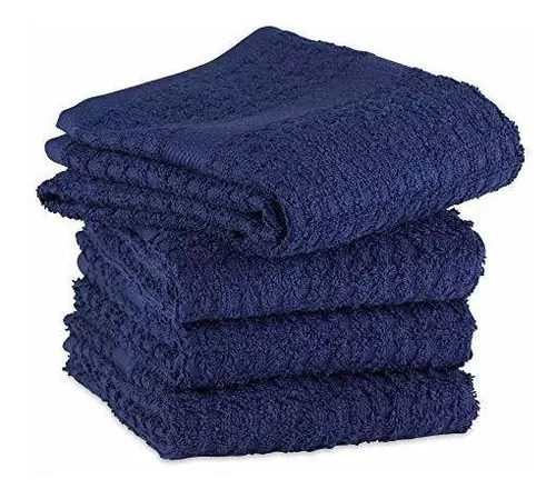 DII Cotton Waffle Terry Dish Towels, 15 x 26 Set of 4, Ultra