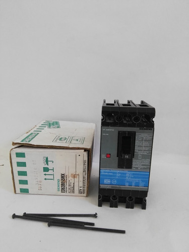 Interruptor Termomagnético Ed6 3x15a Siemens