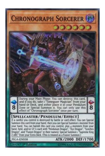 Yugioh! Chronograph Sorcerer - Figa-en058