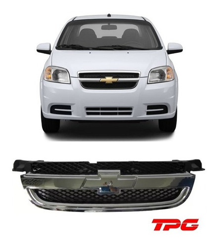 Parrilla Chevrolet Aveo Ls/ Lt (2007-2015) · Sin Emblema