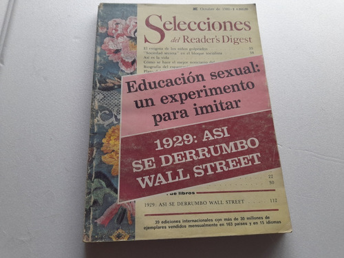 Revista Selecciones Del Readers Digest Octubre 1980 Español