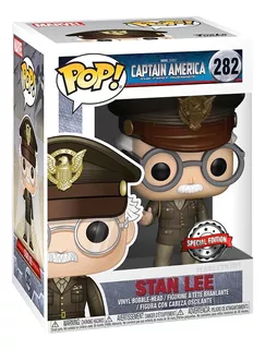 Funko Pop Stan Lee 282 Special Edition Original Cap America