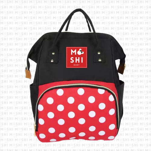 Bolso Mochila Maternal Pañalera Diseño Minnie Mouse