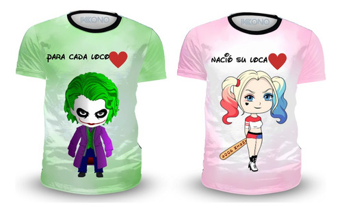 2 Playeras Día Del Amor, San Valentín Pareja El Y Ella   