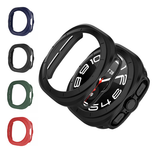 Funda Case De Tpu Compatible Con Galaxy Watch Ultra 47mm Azul Oscuro