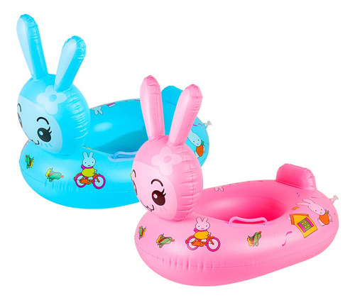 Salvavidas Conejo Flotador Inflable Andadera De Bebes 65 Cm