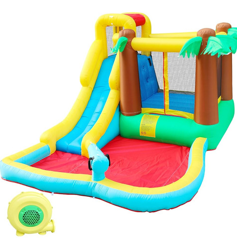 Doctor Delfín Inflable Casa Inflable, Tobogán Acuático Para 