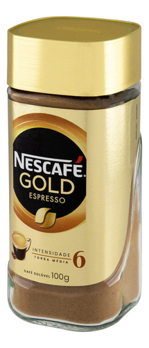 Café Solúvel Espresso Nescafé Gold 100g