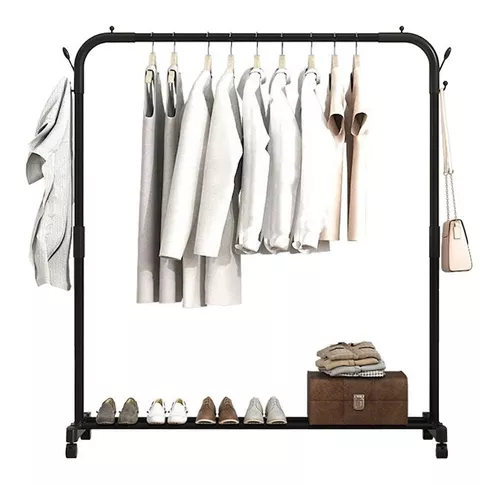 Rack Ropa Perchero De Piso Organizador Closet Para Colgar Decor Home Barra  Doble