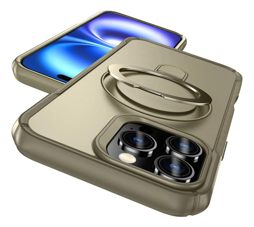 Funda Protectora Magnética Para Cargador Inalámbrico Para iPhone 16, 15, 13, 12, Pro, Max, 14 Plus, 11, Xr, Anillo, Soporte C