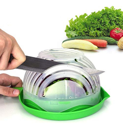 Cuenco Cortador De Ensalada Colador Promaker Cocinaperfecta