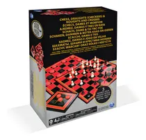 Comprar Juego De Mesa 3 En 1 Ajedrez Damas Tres En Raya Spin Master
