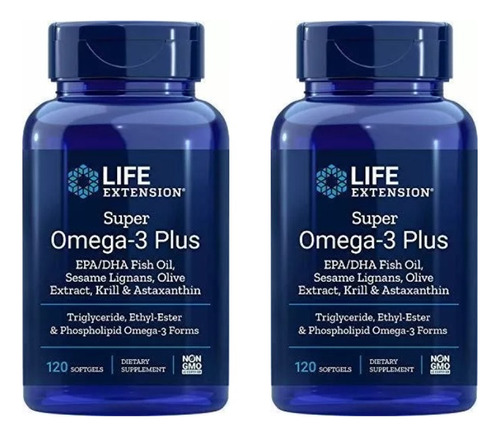 2 Omega 3 Plus Fish Oil X120 Cp - Unidad a $218500