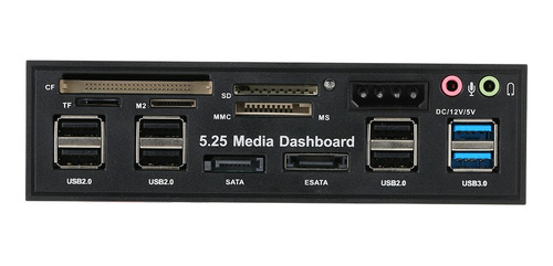 Placa Interna Hub Usb Multifuncional Usb 3.0 Esata Sata Port