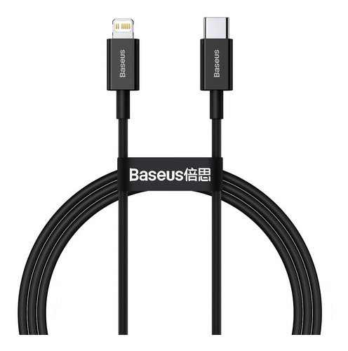 Cable Carga Rapida Baseus Usb C- Lightning 20w 2m