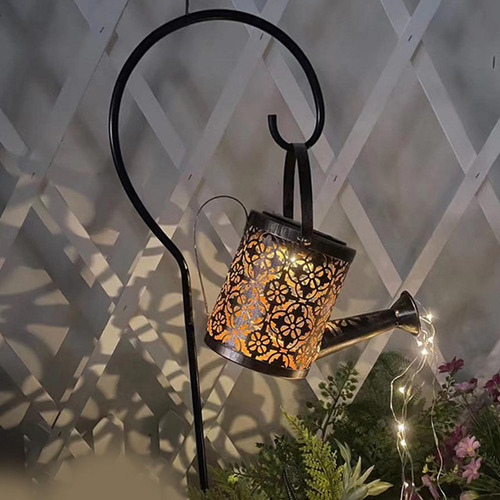 Regadera Led Energía Solar Lámpara De Luz De Jardín