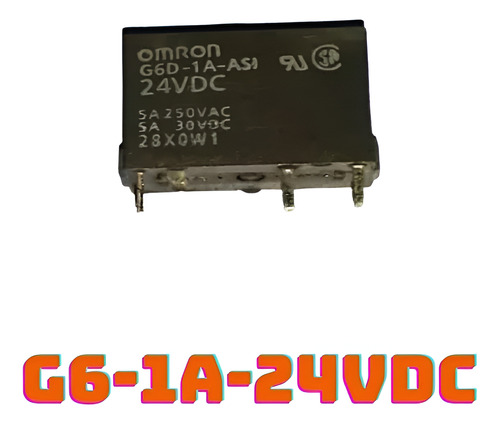 Rele 4 Pines G6d-1a-24vdc