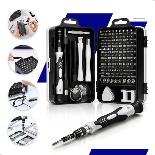 Kit Chave Precis Profissional 115 Peças Magnético Jogo Compaqta M...