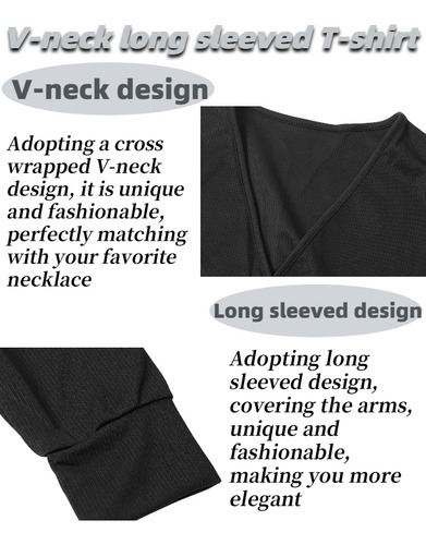 Blusa Casual Cuello V Suave Y Comoda Mujer