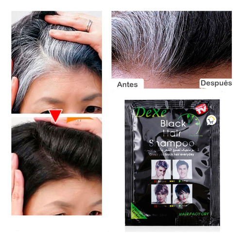 Shampoo Canas Black Hair Dexe - g a $3990