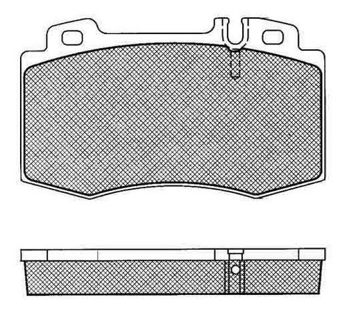 Pastilla De Freno Mercedes Benz Sl 280-320-500 98/ Delantera