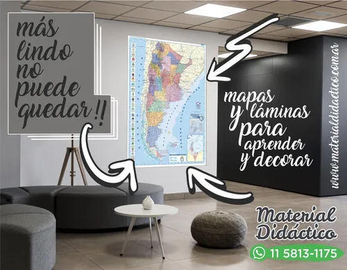 Mapa América Central Y Antillas Político 90x130cm - Laminado