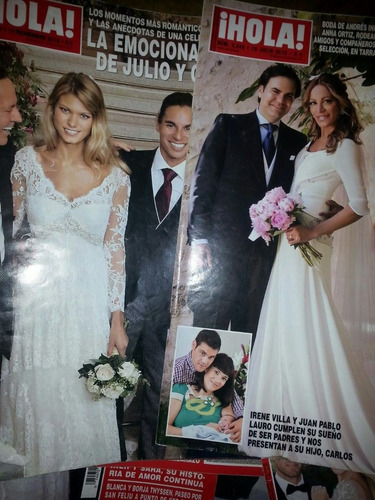 Revista Hola A Elección Sobre Famosas Bodas