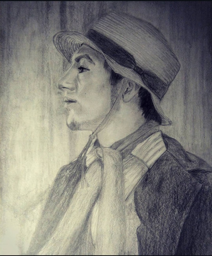 Retratos E Ilustraciones En Lapices Y Carbonillas