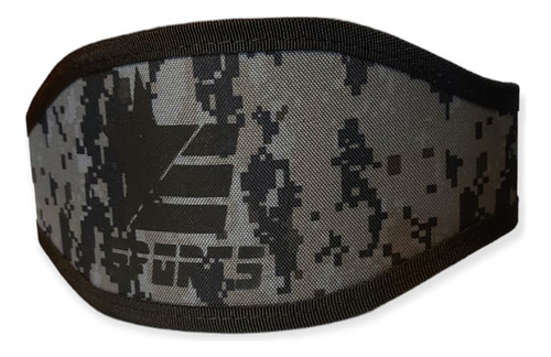 Faja Cinturon Deportivo Camuflaje Gym + Par Straps Unisex