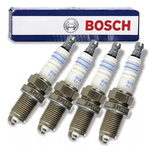 4 Bujías De Encendido Bosch Original Vw Senda / Gol 1 1.6