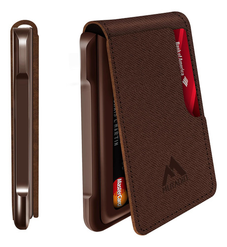 Billetera De Hombre Táctica Plegable Muradin Marron