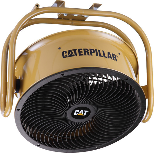 Ventilador De Tambor Industrial 60 Cm 3 Vel Caterpillar Estructura Amarillo Aspas Negro Material De Las Aspas Acero