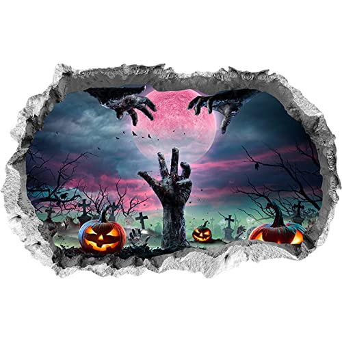 Pegatinas De Pared 3d De Halloween - Mano De Fantasma, ...