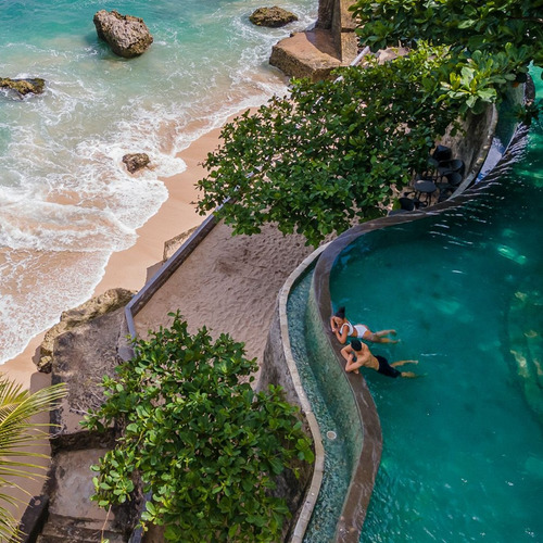 Pedra Piscina Hijau Lisa 10x10 Premium