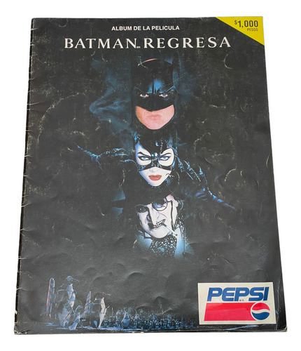 Álbum De La Pelicula: Batman Regresa, Pepsi, Michael Keaton 