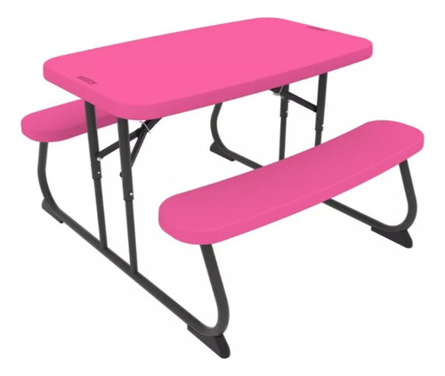 Mesa Picnic Infantil Lifetime Rosa