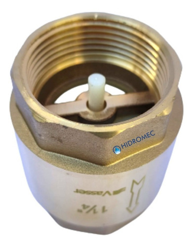 Imagen 2 de 6 de Válvula De Retención De Agua Bronce 1 1/4'' Pulgada Riego