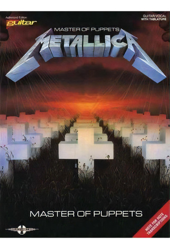 Metallica - Master Of Puppets, De Metallica. Editorial Cherry Lane Music Co U S, Tapa Blanda En Inglés