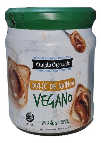 Dulce De Quinoa Vegano Sin Tacc  X 280 Gr - Cuarto Creciente