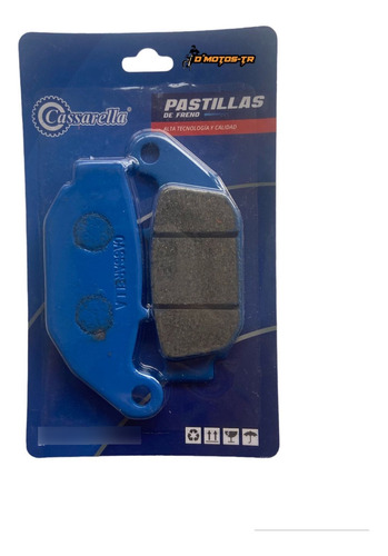 Pastillas Traseras Cb150 Invicta/cb190r/cb160f - Cassarella