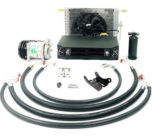 Kit Ar Condicionado Automotivo Universal Completo C/ Suporte