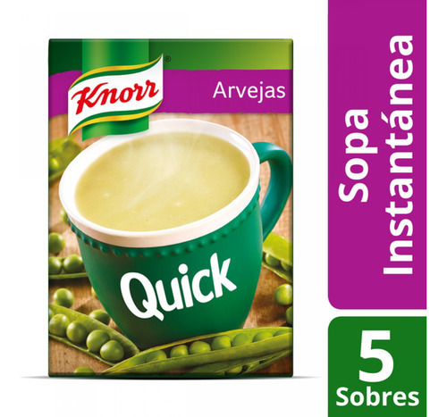 Sopa  Quick Espinaca 75 Gr Knorr Caldos Y Sopas