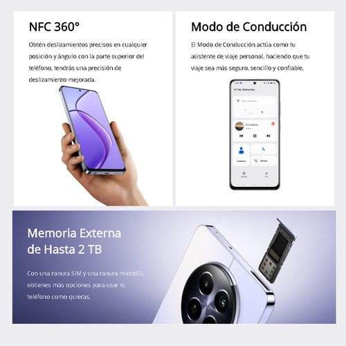 Realme 12 5g 512gb 8gb Ram Violeta Dual Sim 45w Carga Supervooc Procesador Mediatek Dimensity 6100+ Cámara Ultra Clara De 108mp Nfc