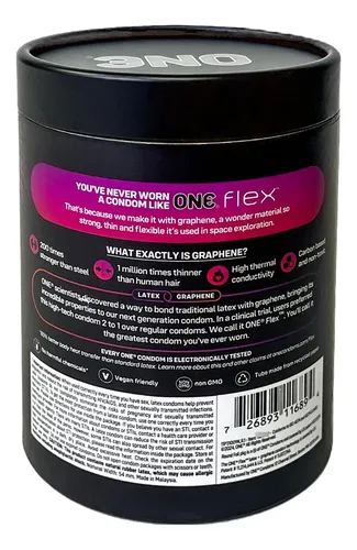 Preservativos Flex Mejorados Con Grafeno Ultra Delgados 10 U