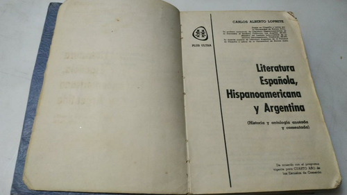 Literatura Española Hispanoamericana Argentina Loprete 1975