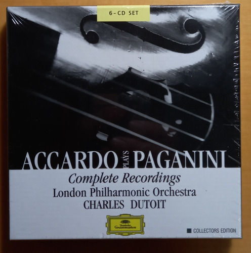 Paganini Accardo Dutoit Obras Completas 6 Cds