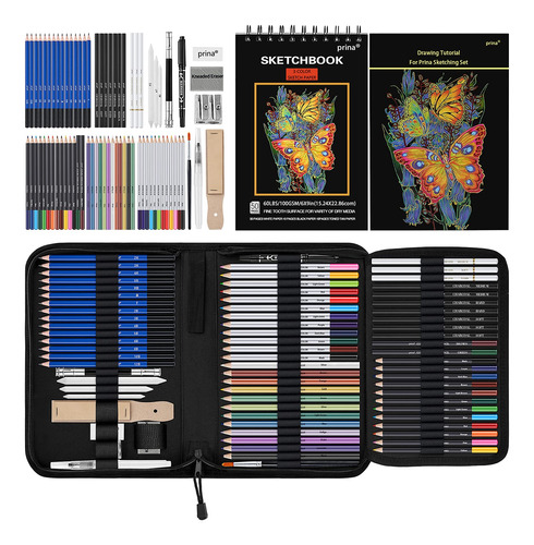 Kit De Dibujo Artístico Juego De 76 Piezas Para Artistas.