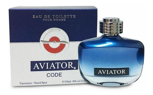 Perfume para hombre Aviator Code Edt 100 ml Paris Bleu Volumen por unidad 100 ml